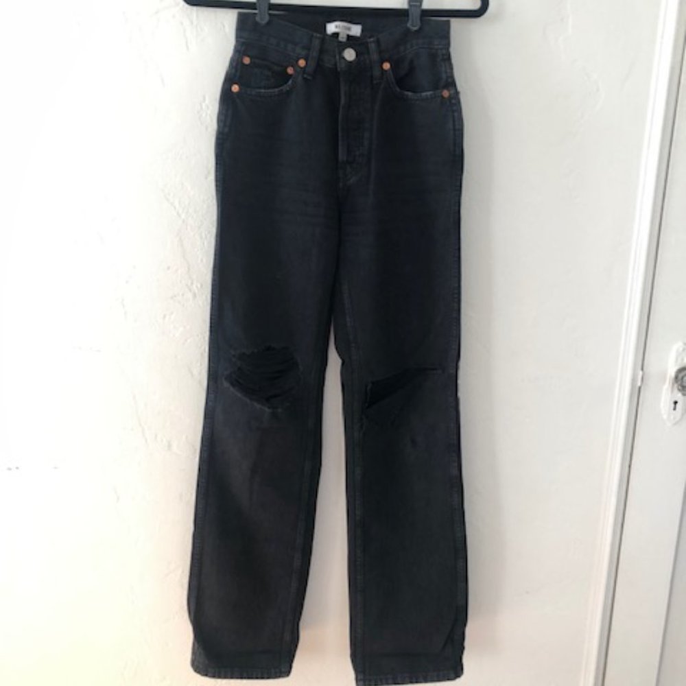 Re/Done High Rise Loose Jeans - Picture 2 of 4